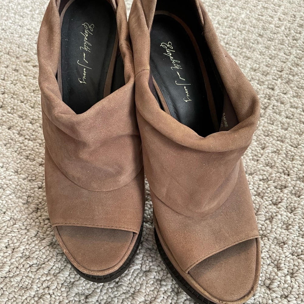 New! Elizabeth & James platform bootie